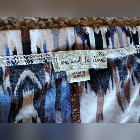 One World Live & Let Live Stylish Multicolor Women's Palazzo Wide-Leg Pants - Picture 8 of 8